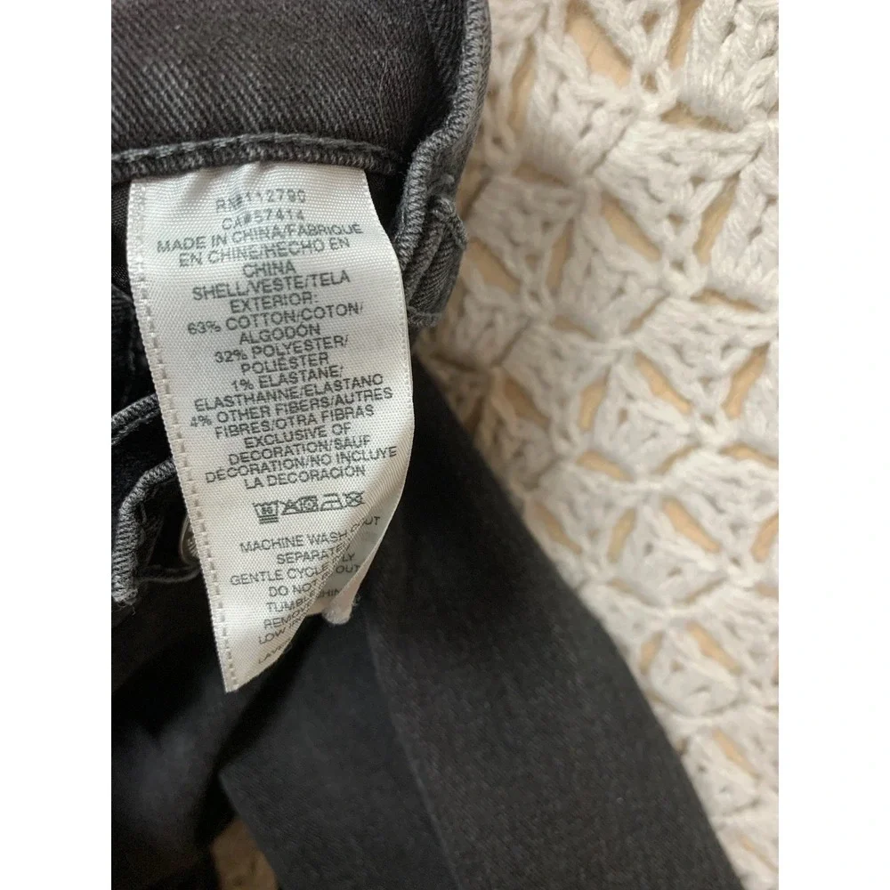 True Religion Jeans Mens‎ Size 32X30 Black Ricky Flap Relaxed Straight